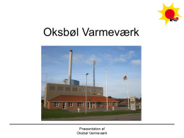 Præsentation af Oksbøl Varmeværk