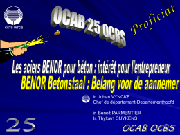 Façonnage - OCAB-OCBS