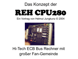 Das Konzept der REH CPU280