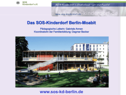 Das Kinder- und Familienzentrum Moabit, Berlin