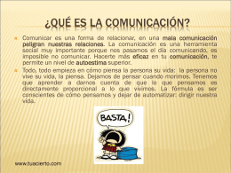 ¿Qué es la comunicación?