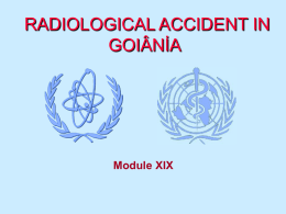 The Radiological Accident in Goiana