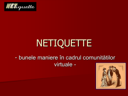 Netiquette - ksymanesti