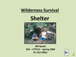Wilderness Survival Shelter