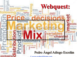 Webquest: Marketing Mix