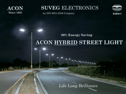 ACON HYBRID STREET LIGHT MODEL