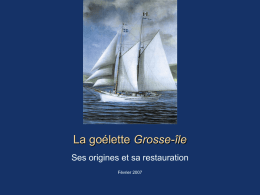 La goélette Grosse-île