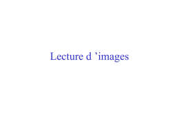 Lecture d `images