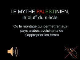 le mythe palestinien