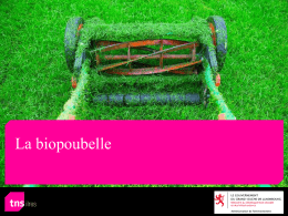 Etude ILRES sur l`utilisation de la biopoubelle au Luxembourg