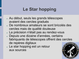 Le Star hopping - Club des astronomes amateurs de Laval