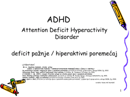 ADHD - Postupci podrske
