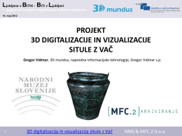 BiTi v Ljubljani 1. ljubljanski kongres digitalizacije kulturne dediščine