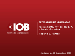 Lei 11.941 - Sescon-RJ