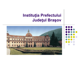 Judetul Brasov (prezentare PowerPoint)
