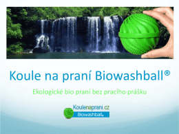 Prezentace Biowashball ()