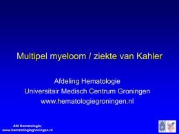 PowerPoint-bestand - Hematologie Groningen
