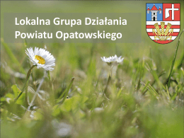 Gmina Ożarów - Lokalna Grupa Działania