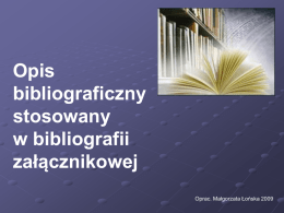 Bibliografia - 5lo-kielce.vipower.pl