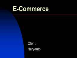 E-Commerce.