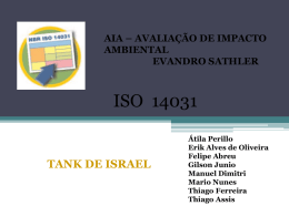 TANK DE ISRAEL ISO 14031 a ADA
