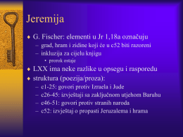 Jeremija i Tužaljke ()