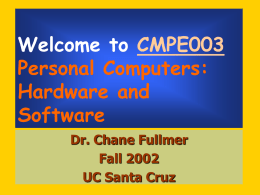 Computers: Tools for an Information Age Chapter 1