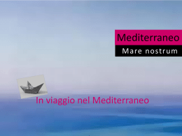 In viaggio nel Mediterraneo - Istituto Omnicomprensivo Statale