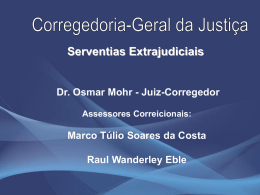 Serventias Extrajudiciais - Poder Judiciário de Santa Catarina