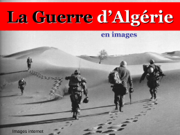 la guerre d`Algérie