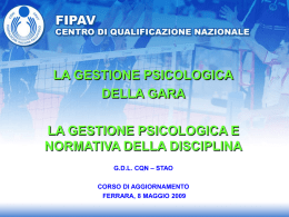 GESTIONEPSICOGARA2009 - Federazione Italiana Pallavolo