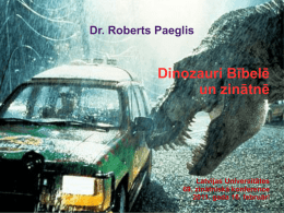Microsoft PowerPoint (Dinozauri Bībelē un zinātnē)