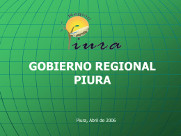 provincia de morropon - Gobierno Regional Piura