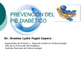 Prevención de Pie Diabético