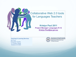 web2tools - Web2 - 4 Languages Teachers