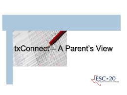 TX Connect - A Parent`s View