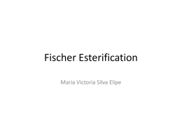 Fischer Esterification