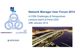 CDM@CDG - Eurocontrol