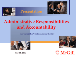 Governance - McGill University
