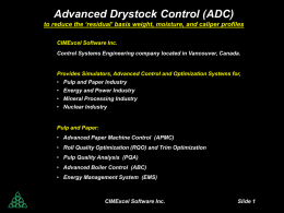 Advanced Drystock Control