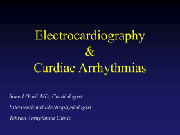 Electrocardiography - Tehran Arrhythmia Center