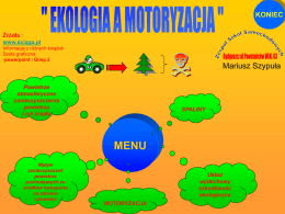 Ekologia a motoryzacja