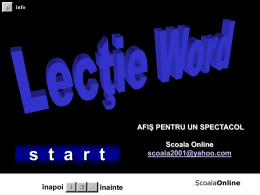 Lectie_Word - scoala29