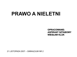 Prezentacja KPP - Gimnazjum nr 2 w Mielcu