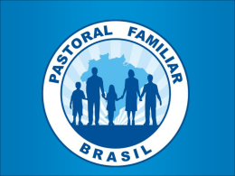 PASTORAL FAMILIAR - Diocese de Campo Limpo