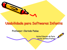 Usabilidade para software infantil