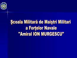 Slide 1 - Amiral Ion Murgescu