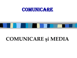 COMUNICARE SI MEDIA 2013