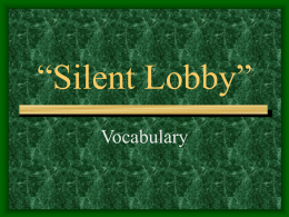 “Silent Lobby” - St. Ursula School