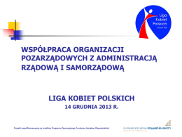 rada społeczna 50+ - Liga Kobiet Polskich